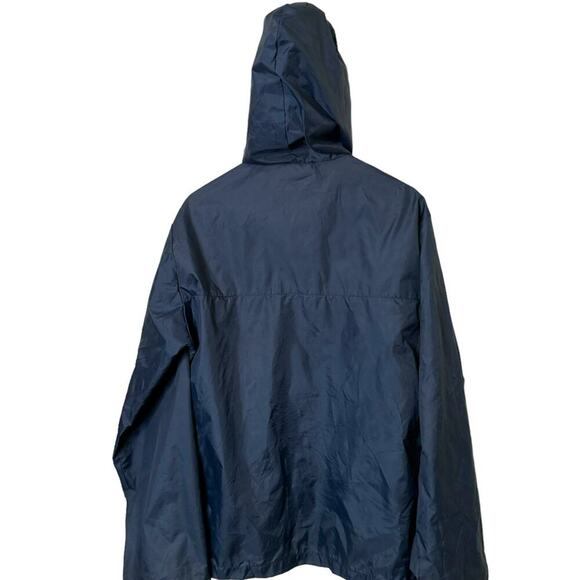 Vintage Navy Blue Champion Size Medium Made in Korea Pullover Windbreaker Jacket - Picture 4 of 6